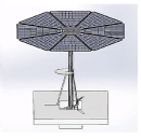 Сонячна станція поворотна 2FS1000W автоматична двоосьова