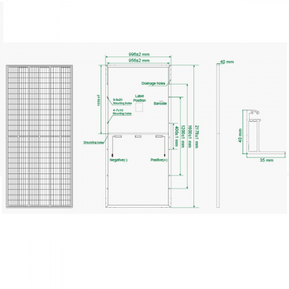 Сонячна панель 420 W МОНО (SP420M-78H) Sunpal