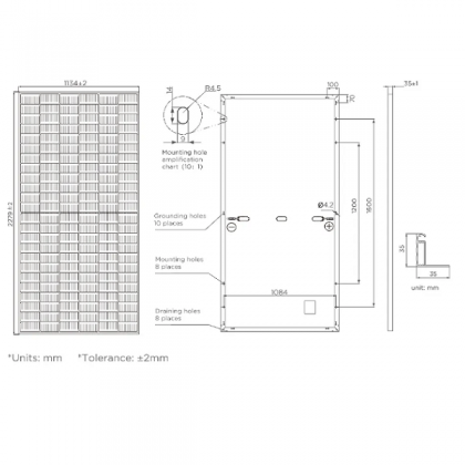 Сонячна панель 560 W МОНО (SP560M-78H) Sunpal