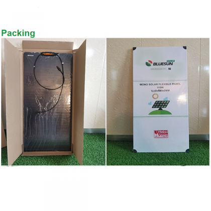 Сонячна панель ГНУЧКА 160 W МОНО (BSM-SFLEX-160W) BluesunSolar