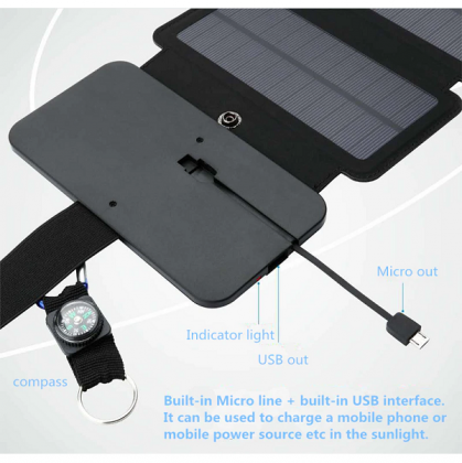 Сонячна панель 8 W МОНО складна (TS8W) TRAVEL SOLAR