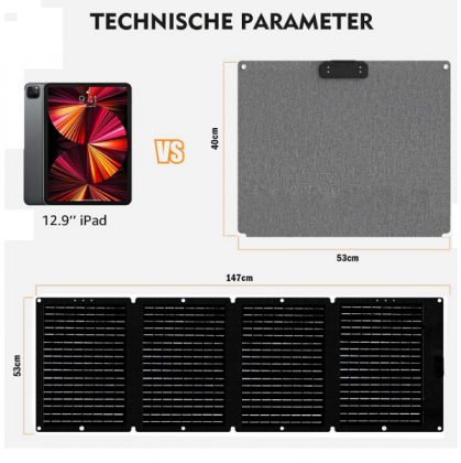 Сонячна панель 120 W МОНО складна (TS120W) TRAVEL SOLAR