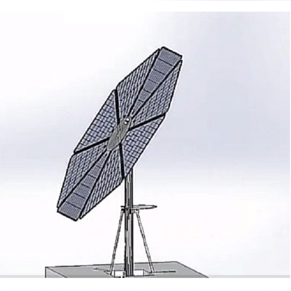 Сонячна станція поворотна 2FS1000W автоматична двоосьова