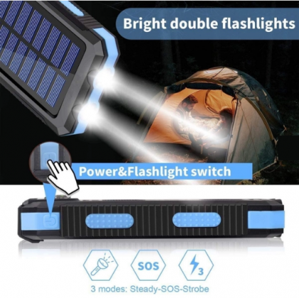 Павербанк на сонячній батареї X-Dragon 15000 mAh